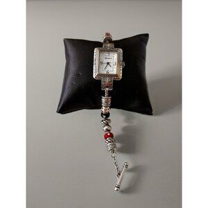 Brighton Short Hills Japan Movement Silver Watch 14 Colorful Beads New Battery